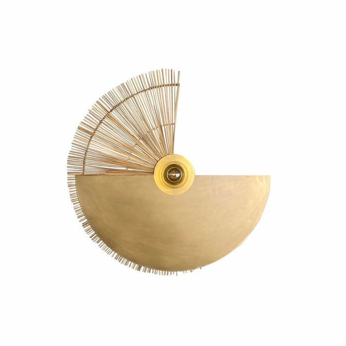 Lampă de Perete DKD Home Decor Auriu* Fier Fibră (61 x 8 x 61 cm)