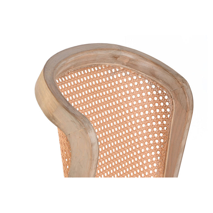 Scaun de Sufragerie DKD Home Decor 46 x 61 x 86 cm 46 x 55 x 83 cm Bej