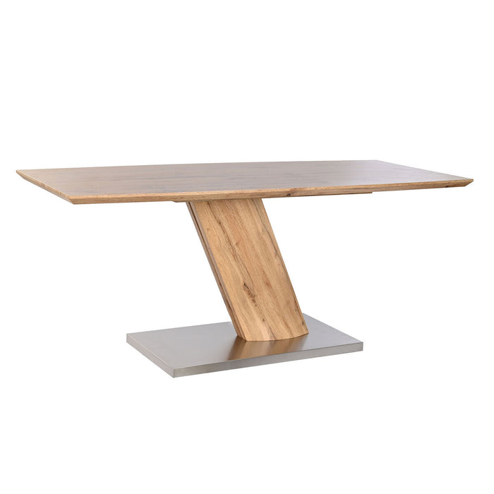 Masă de Sufragerie DKD Home Decor Maro Oțel Lemn MDF 180 x 80 x 76 cm