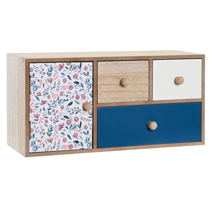 Casetă de Bijuterii DKD Home Decor 30 x 12,5 x 15 cm Multicolor Lemn MDF