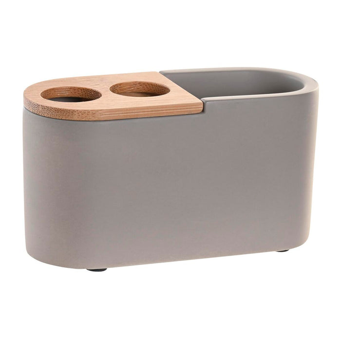 Pahar DKD Home Decor 11 X 4,5 X 6 CM Natural Gri Цимент