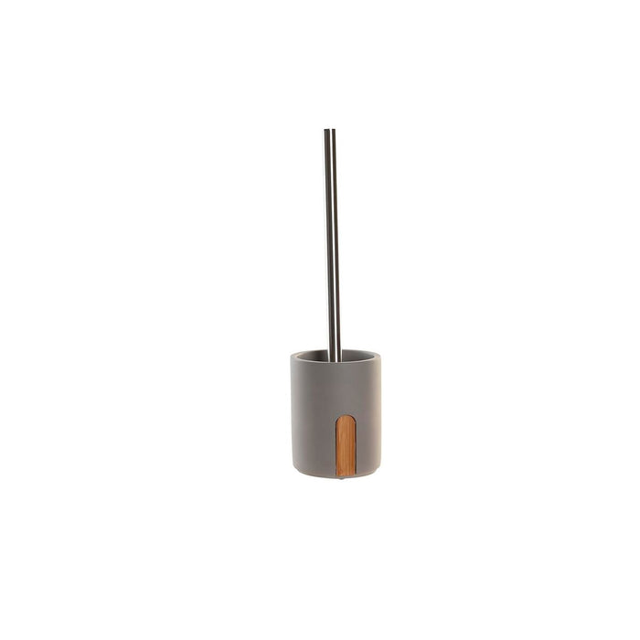 Perie pentru toaletă DKD Home Decor 9,5 X 9,5 X 36,5 CM Natural Gri Цимент