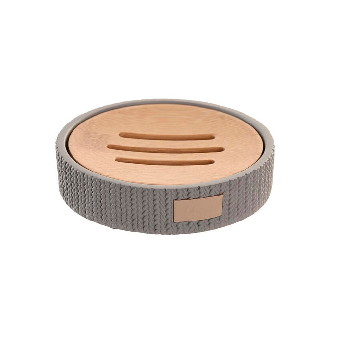 Săpunieră DKD Home Decor 11 x 11 x 2,5 cm Gri Цимент