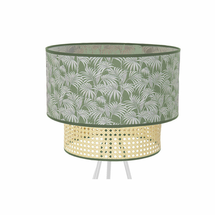 Lampă cu Picior DKD Home Decor Metal Poliester Alb Verde 220 V 50 W (40 x 40 x 129 cm)