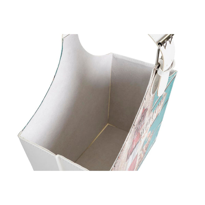Suport pentru reviste DKD Home Decor 40 x 18 x 41 cm Multicolor Carton Mediterană (2 Unități)
