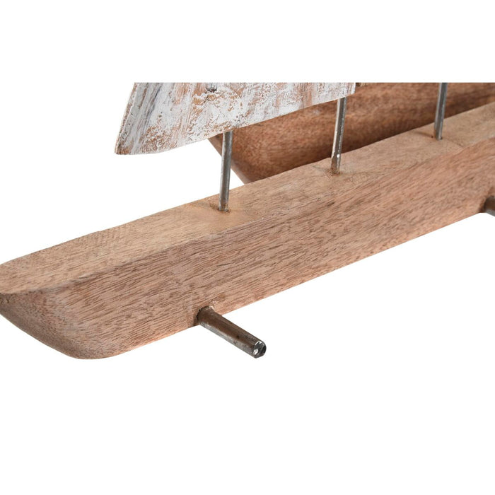Figură Decorativă DKD Home Decor 36,5 x 10 x 54 cm 37,5 x 10 x 48 cm Maro (2 Unități)