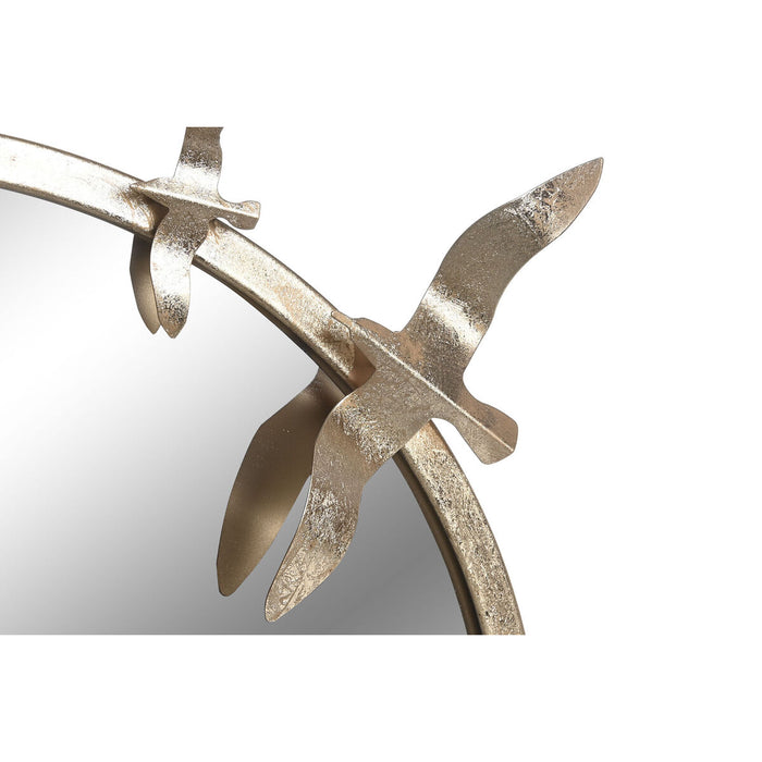 Oglindă de perete DKD Home Decor Auriu* Metal (64 x 5 x 54 cm)