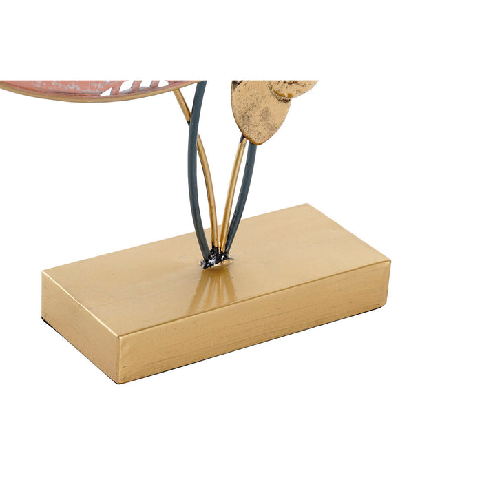 Figură Decorativă DKD Home Decor 39,5 x 8 x 55,5 cm Albastru Coral Multicolor Spirale (2 Unități)