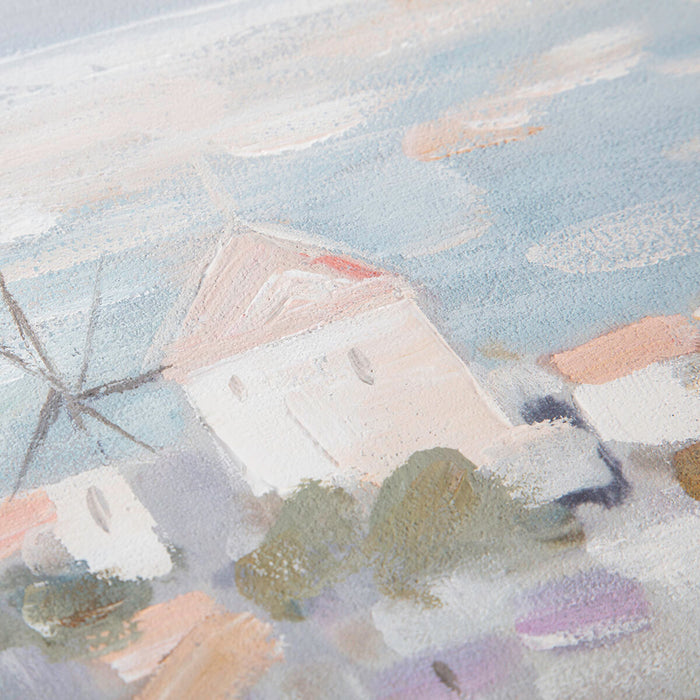 Tablou DKD Home Decor 120 x 3,5 x 60 cm Oraș 120 x 2 x 60 cm Mediterană (2 Unități)