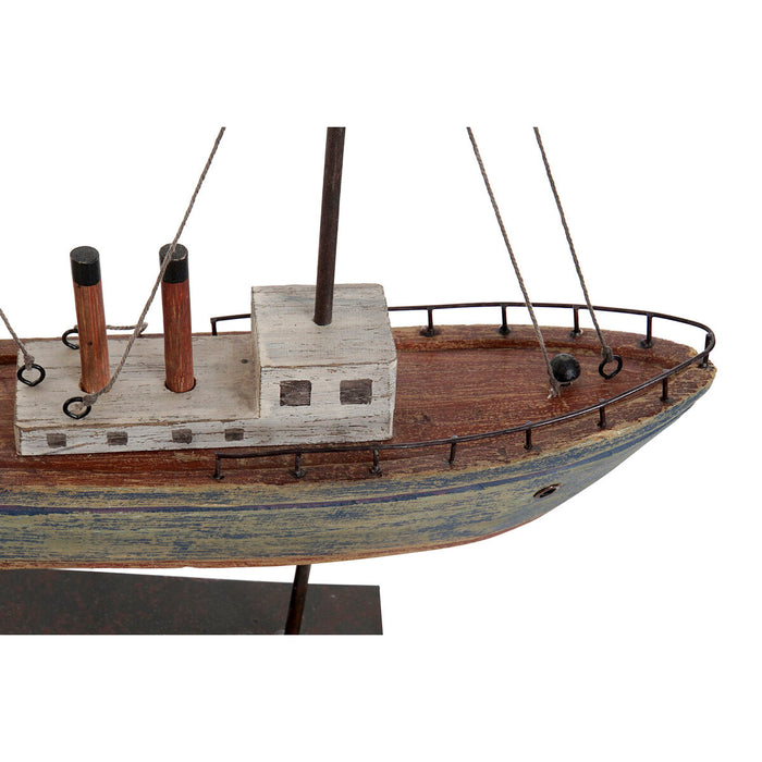 Figură Decorativă DKD Home Decor 37,5 x 8,5 x 41 cm Finisaj învechit Multicolor Barco