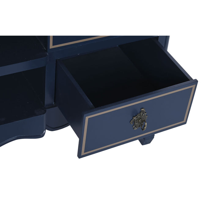 Mobilă TV DKD Home Decor Maro Bleumarin Lemn de paulownia 120 x 48 x 60 cm