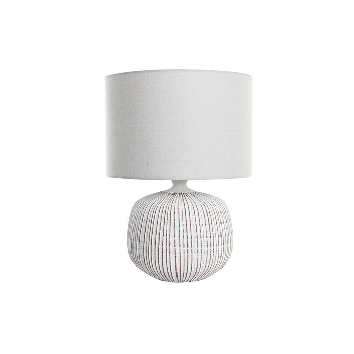 Lampă de masă DKD Home Decor Alb Gresie 220 V 50 W (38 x 38 x 51 cm)
