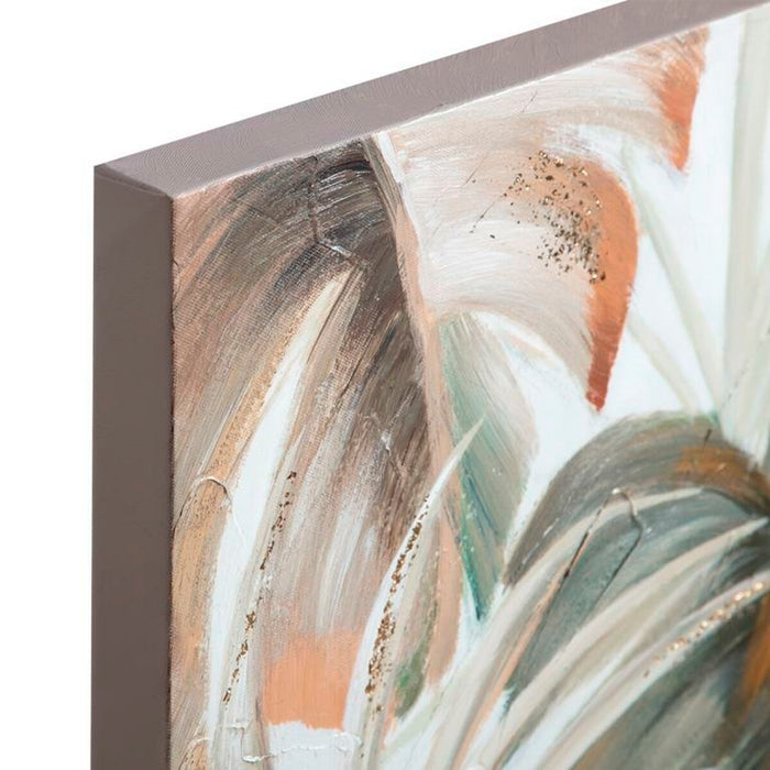 Tablou DKD Home Decor Tropical 80 x 3,7 x 100 cm (2 Unități)