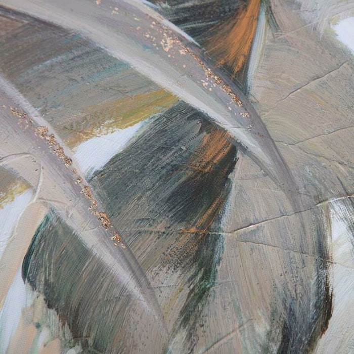 Tablou DKD Home Decor Tropical 80 x 3,7 x 100 cm (2 Unități)