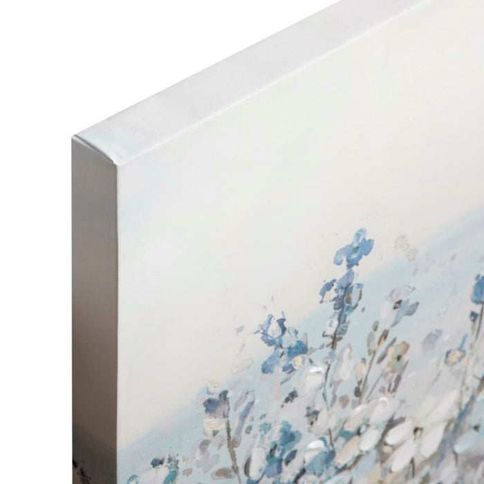 Tablou DKD Home Decor 120 x 3,5 x 60 cm 120 x 3,7 x 60 cm Květiny Shabby Chic (2 Unități)