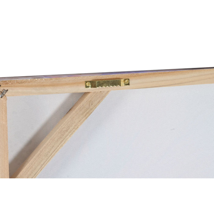 Tablou DKD Home Decor Femeie 100 x 3 x 100 cm Modern (2 Unități)