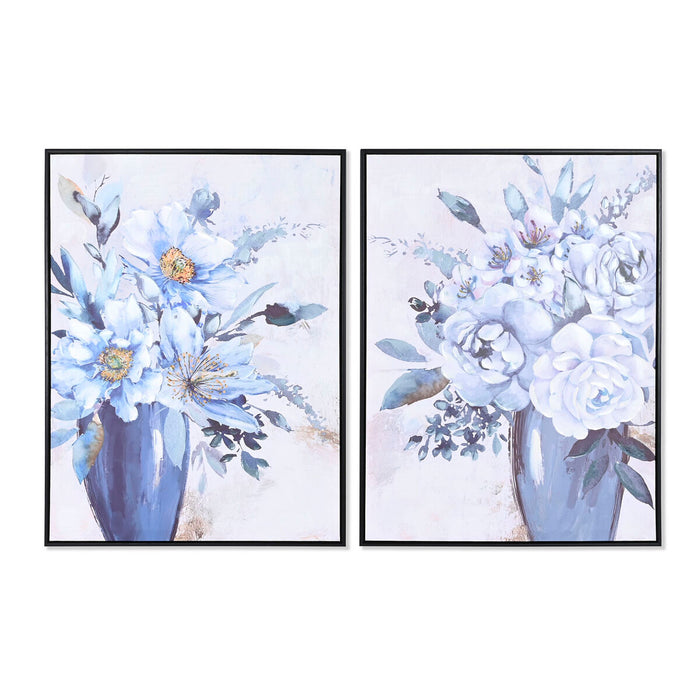 Tablou DKD Home Decor 60 x 3,5 x 80 cm Vază Tradiţional (2 Unități)