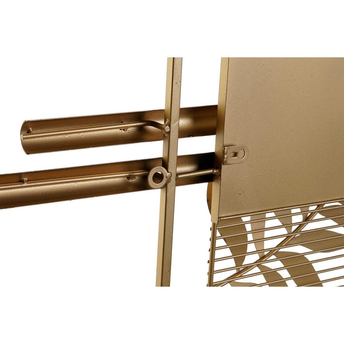 Decorațiune de Perete DKD Home Decor 105,4 x 6,4 x 67,3 cm Abstract Auriu*