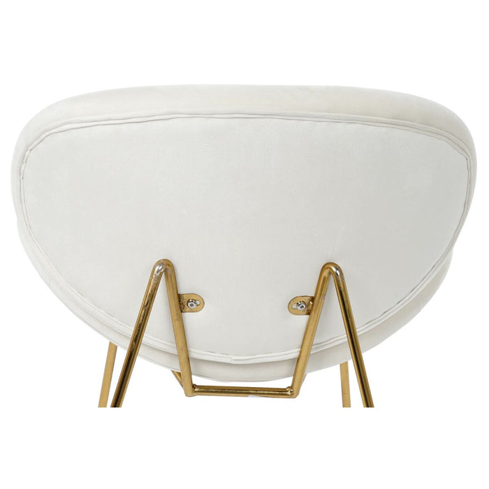 Scaun DKD Home Decor Alb Auriu* 63 x 57 x 73 cm