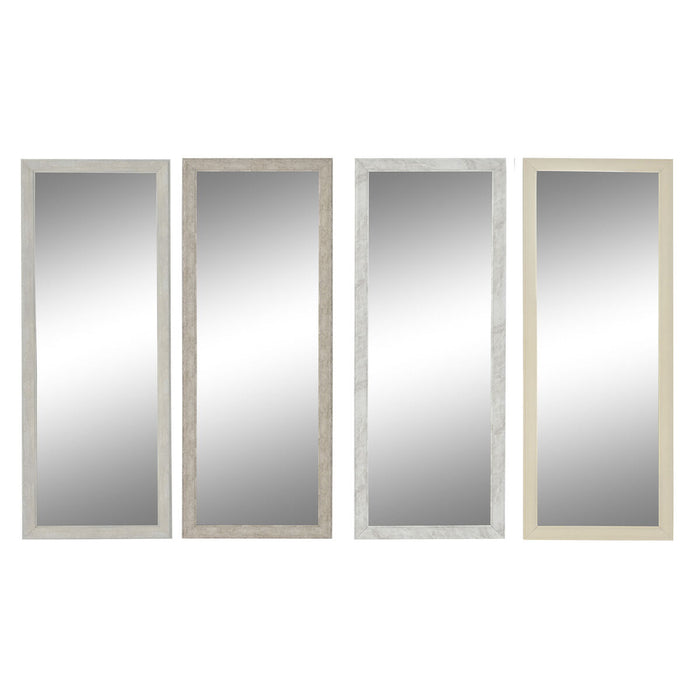 Oglindă de perete DKD Home Decor 36 x 2 x 95,5 cm Geam polistiren (4 Unități)