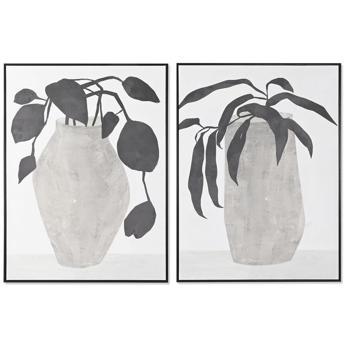 Tablou DKD Home Decor Vază 90 x 4 x 120 cm Urban (2 Unități)