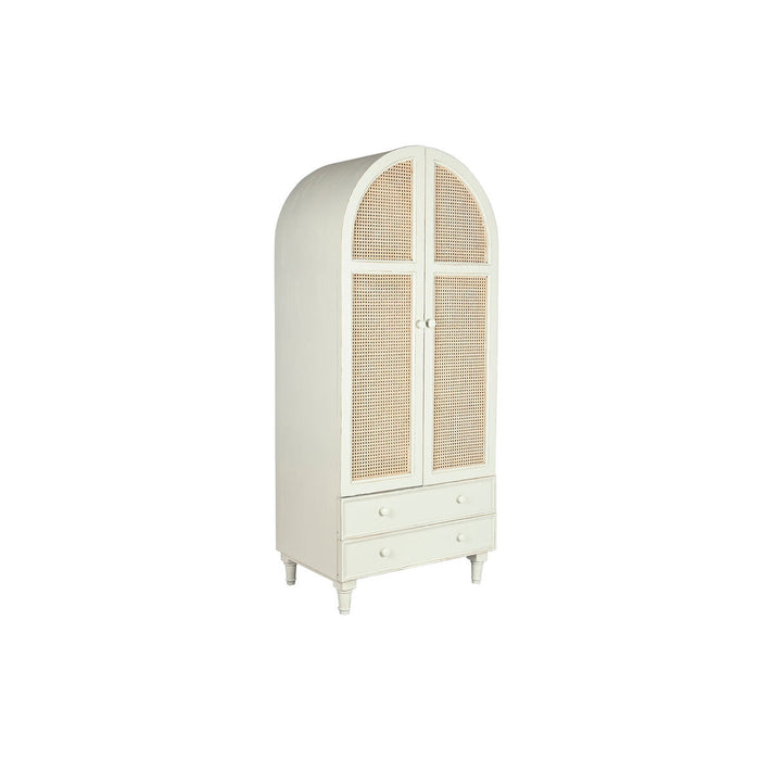 Dulap DKD Home Decor 85 x 56 x 200 cm Natural Alb Ratan