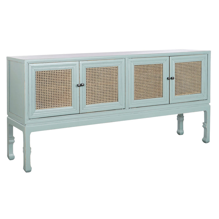 Servantă DKD Home Decor Lemn de ulm Verde Multicolor 180 x 40 x 85 cm
