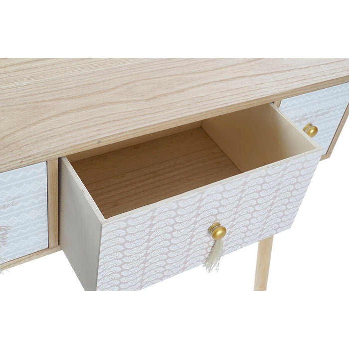 Consolă DKD Home Decor 80 x 32 x 80 cm Natural Lemn de paulownia