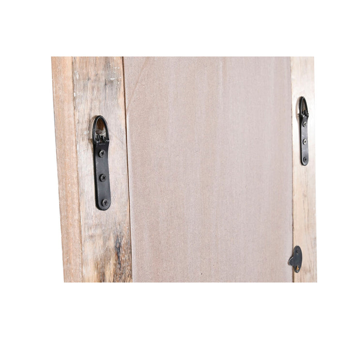 Oglindă de perete DKD Home Decor 44 x 3 x 150 cm Geam Maro Alb Lemn de mango Indian Lemn MDF murat