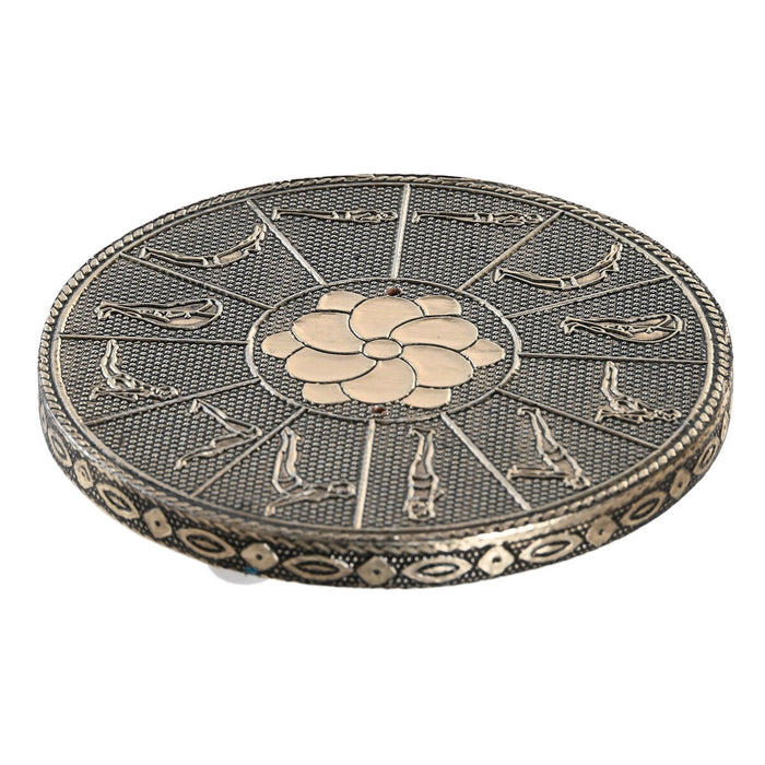 Suport DKD Home Decor Tămâie Lemn Aluminiu 10 x 10 x 1 cm Indian