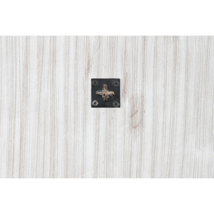 Oglindă de perete DKD Home Decor 120 x 2,5 x 120 cm Geam Natural Alb Indian Lemn MDF murat