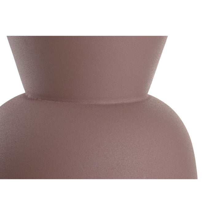 Vază DKD Home Decor Bej Roz Fier 19 x 19 x 51,5 cm (2 Unități)