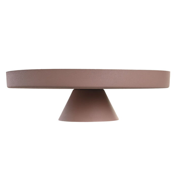 Decorațiune pentru Centrul Mesei DKD Home Decor Bej Roz 31 x 31 x 9 cm Urban (2 Unități)