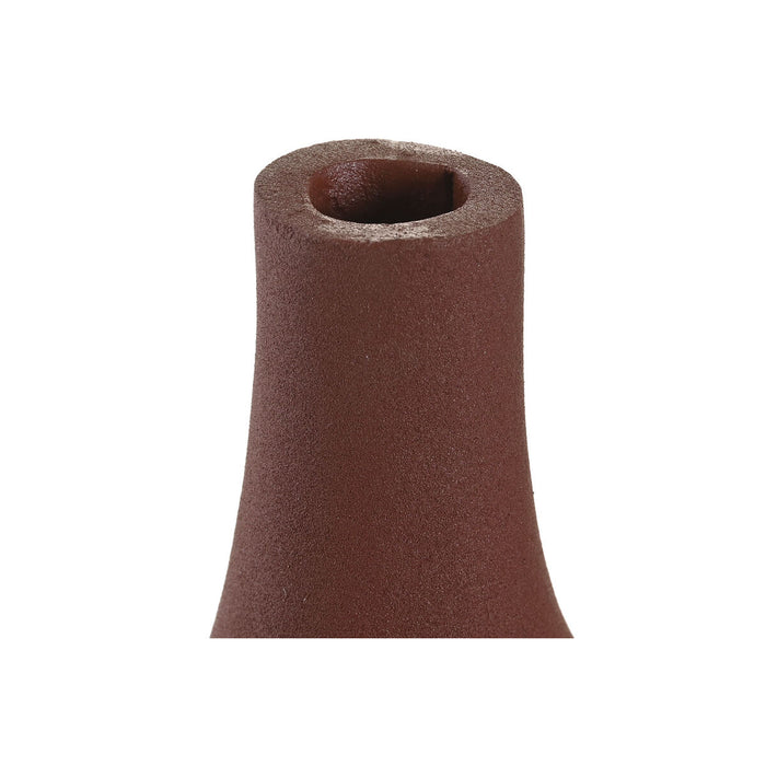 Vază DKD Home Decor Roz Teracotă Aluminiu 29 x 9 x 30,5 cm (2 Unități)