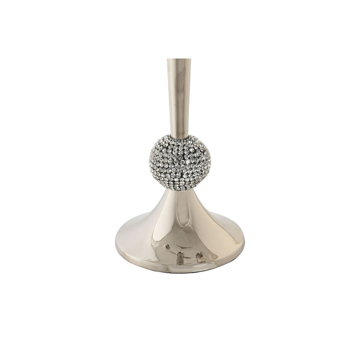 Candelabru DKD Home Decor 30 x 12 x 46 cm Argintiu Aluminiu Cromat