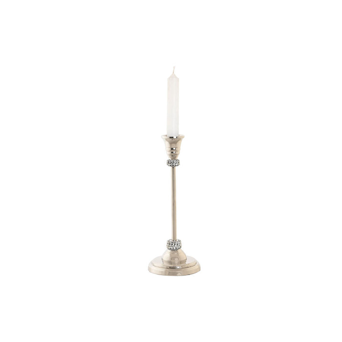 Candelabru DKD Home Decor Argintiu Aluminiu Acrilic 10 x 10 x 25 cm Cromat