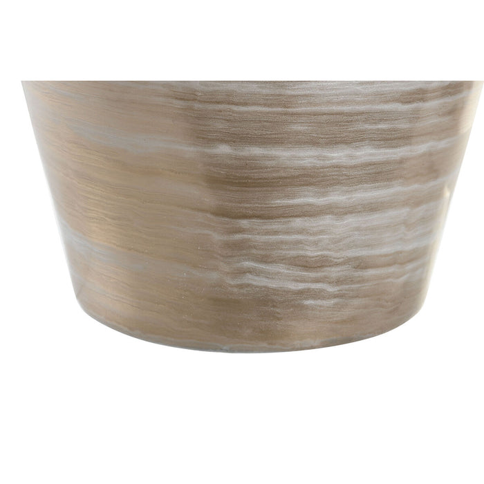 Vază DKD Home Decor Geam Aluminiu Multicolor 29 x 29 x 52 cm Modern