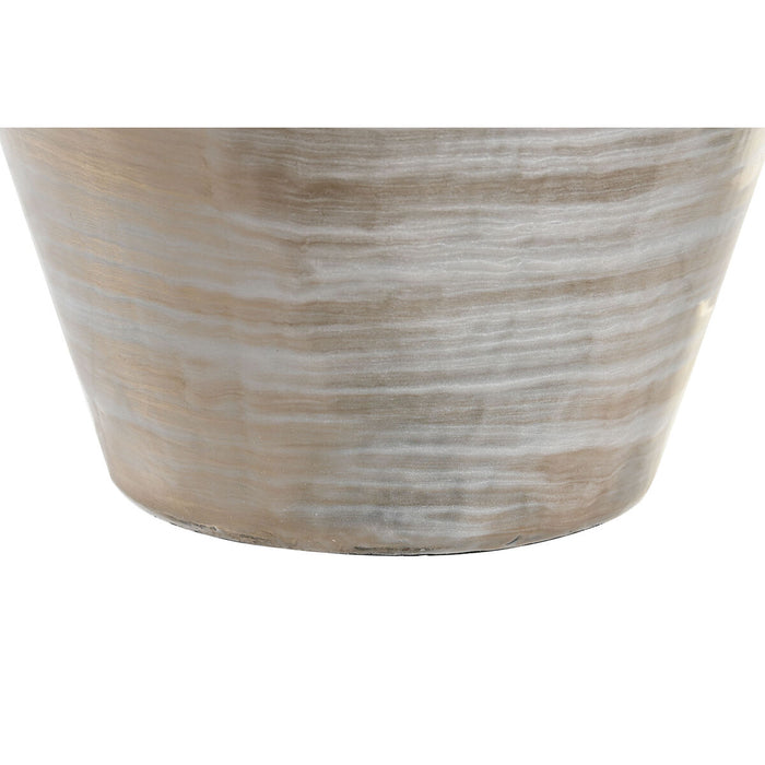 Vază DKD Home Decor Multicolor Aluminiu Geam Modern 25 x 25 x 43 cm