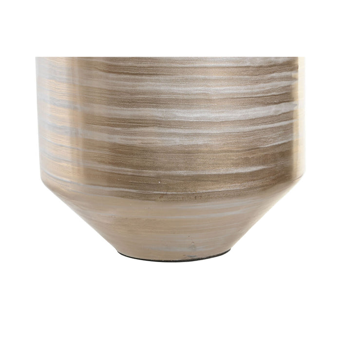 Vază DKD Home Decor Geam Aluminiu Multicolor 15 x 15 x 52 cm Modern