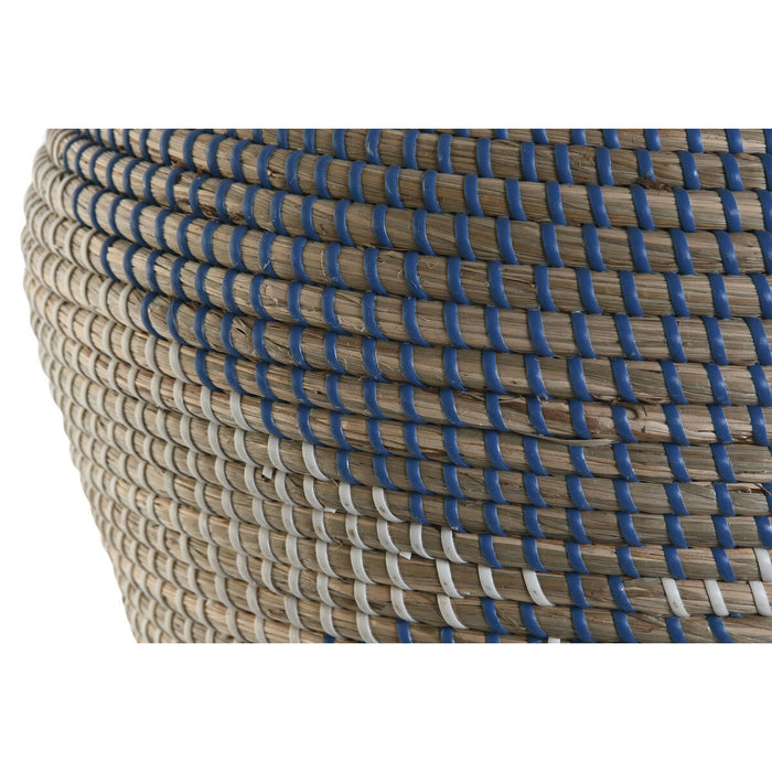 Vază DKD Home Decor Albastru Natural Mediterană 35 x 35 x 50 cm