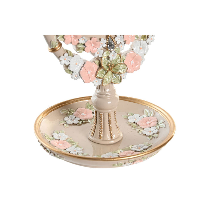Oglindă cu Suport DKD Home Decor Multicolor Rășină Geam 16,5 x 13 x 30 cm