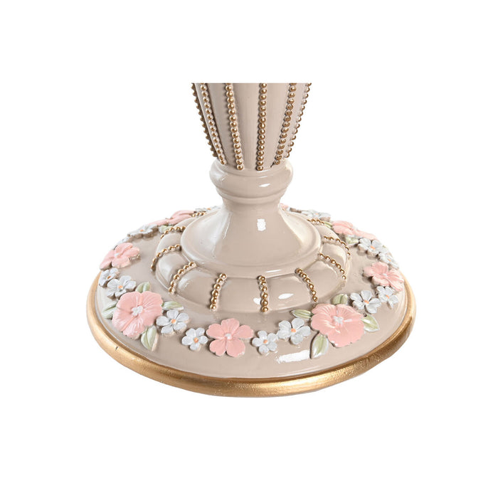 Decorațiune pentru Centrul Mesei DKD Home Decor Oglindă Rășină Multicolor Romantic (23,5 x 23,5 x 20,5 cm)