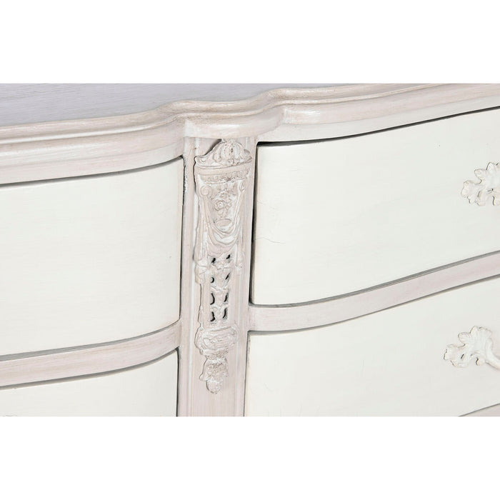 Dulap cu Sertare DKD Home Decor 140 x 50 x 90 cm Crem Lemn de mango Lemn MDF