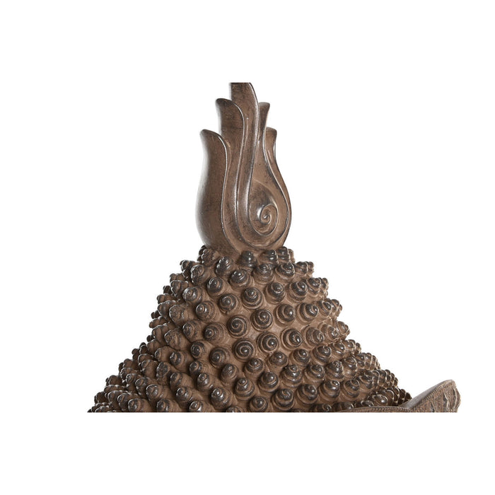 Figură Decorativă DKD Home Decor 30 x 29 x 58 cm Maro Buda Oriental