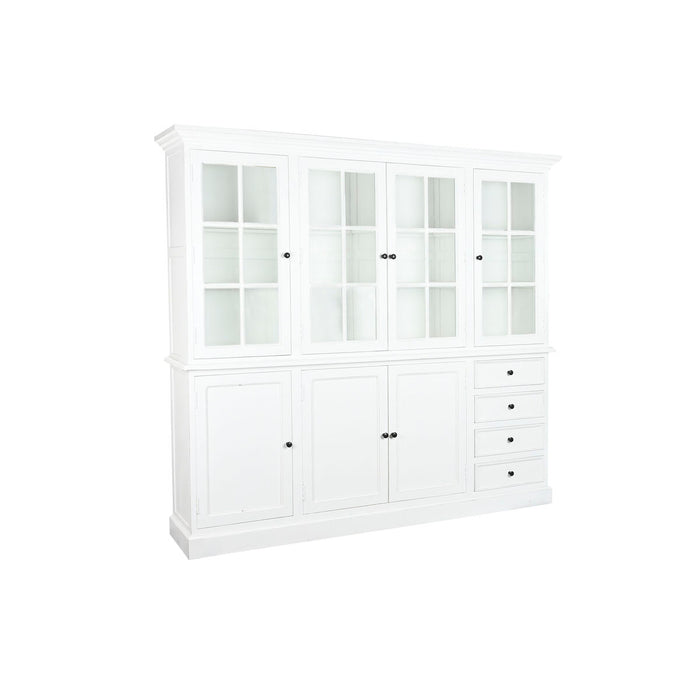 Stand Prezentare DKD Home Decor Geam Lemn MDF 218,4 x 40,6 x 203 cm