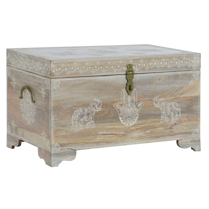 Cufăr DKD Home Decor Natural Lemn de mango Lemn MDF 78 x 43 x 45 cm