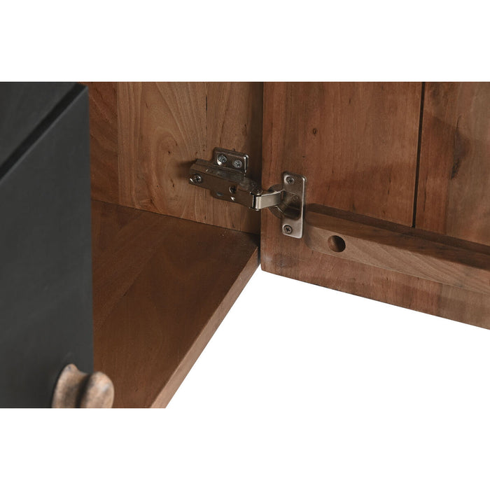 Servantă DKD Home Decor 177 x 38 x 75 cm Natural Negru Lemn