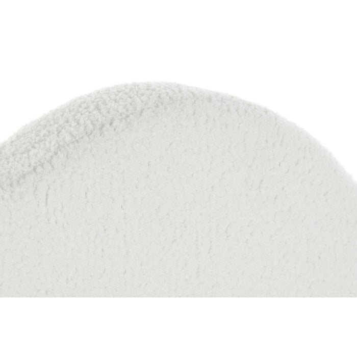 Canapea DKD Home Decor Alb Muştar Metal Nori Scandi 155 x 75 x 92 cm