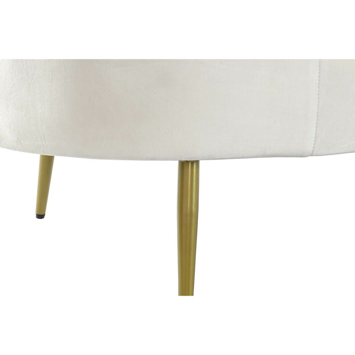 Canapea DKD Home Decor Alb Metal Nori Scandi 155 x 75 x 92 cm