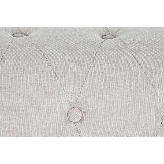 Canapea DKD Home Decor Alb Maro Crem Lemn 209 x 84 x 76 cm